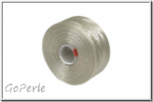 S-Lon, Size D, Beading Thread, Fdelgarn, dark cream, 1 Spule